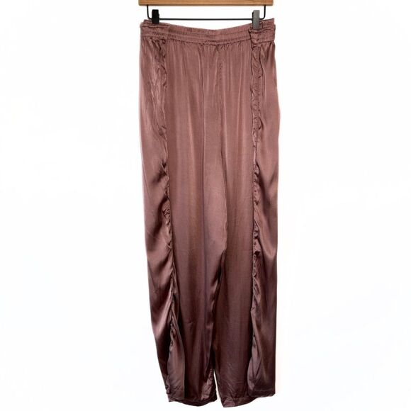 Skims Stretch Silk Pajama Sleep Pants - Rose - 4x - Picture 3 of 8